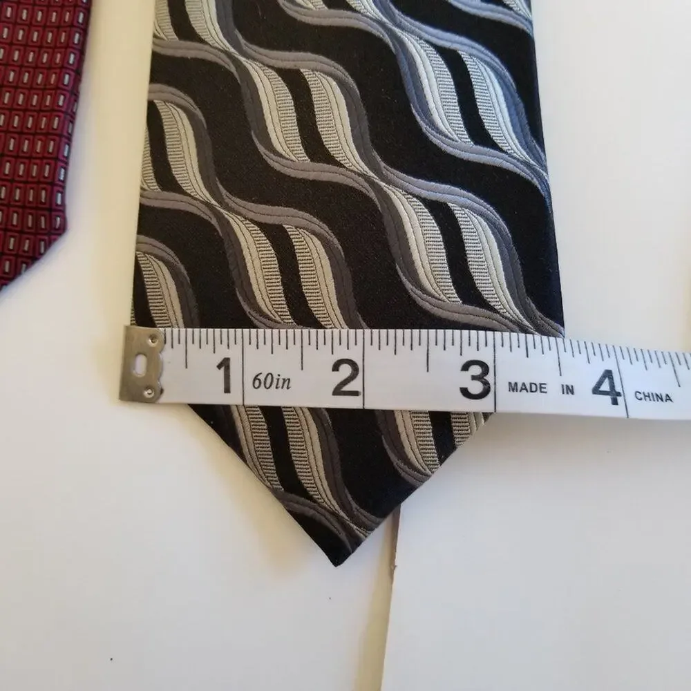 Murano Men's Tie Silk Nice Patterned Blue New!